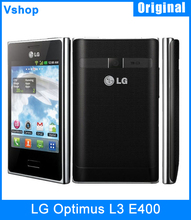 Unlocked Original LG Optimus L3 E400 Cell Phone 3.2 inch Android 2.3 Qualcomm Snapdragon MSM72 3G Smart Phone GPS Wifi Bluetooth