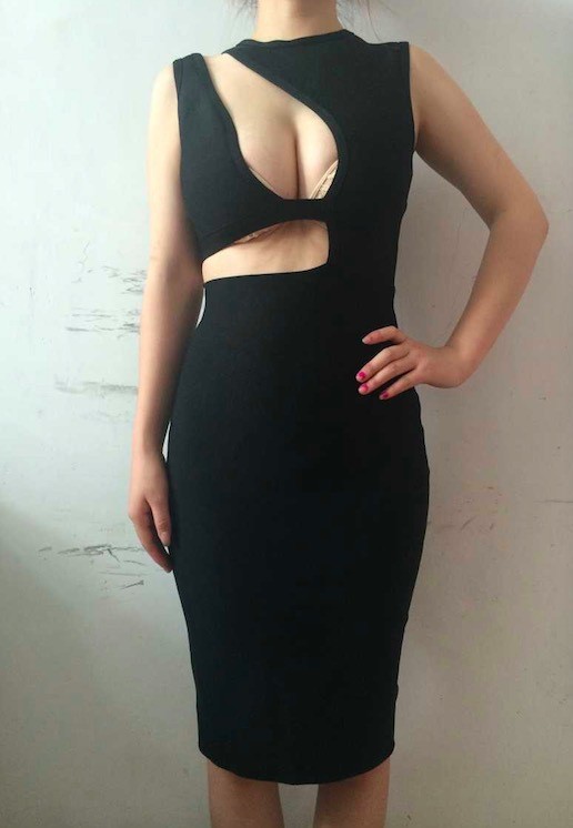 2015-new-sexy-fashion-good-quality-women-summer-black-cut-out-bandage-dress-Evening-Party-Dress