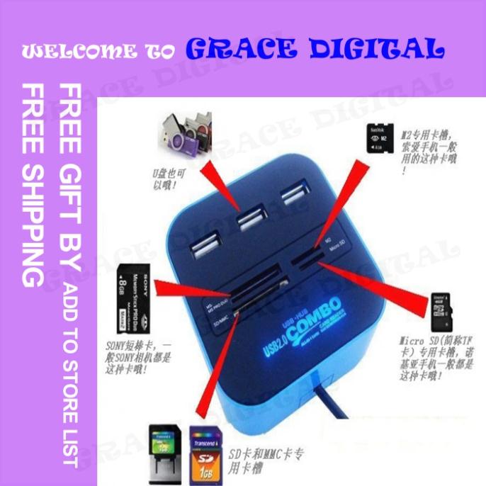 Welcoming 1PC FREE SHIPPING All in One card reader...