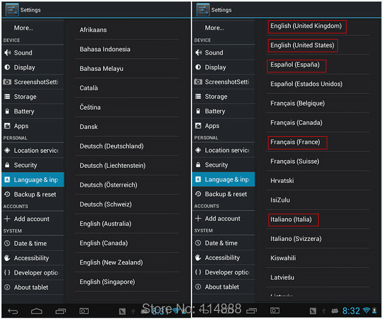 M755 language 1