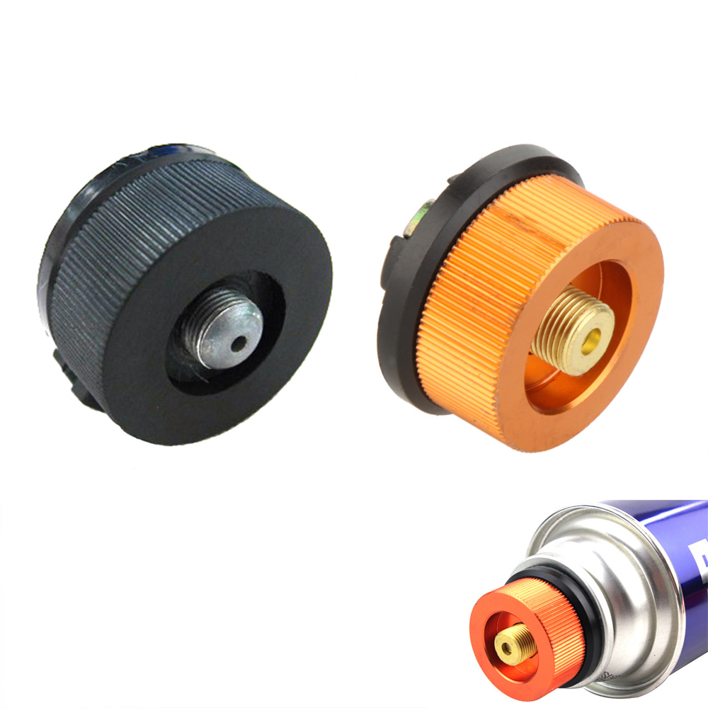Aluminum Alloy Camping Stove Butane Gas Adapter Convert Fuel Canister 4.4*3cm
