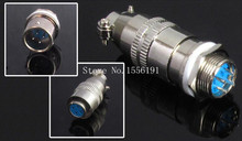 10 sets/kit 4 PIN 12mm XS12-4 Screw Aviation Connector Plug,XS12J4Y,XS12K4P,The aviation plug Cable connectors,AC/DC circuit