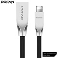 POFAN 3D Zinc Alloy 2 in 1 1 2M 2 4A 8pin and Micro USB Data