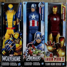 The Avengers 5″ Captain America Wolverine Spiderman Marvel Iron Man Action Figures 12″ 30CM PVC Superhero IronMan Toy