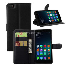 Magnetic Closure pu Leather Wallet Case For XIAOMI Note / MI Note Phone Cover, With id Card Slot, 50pcs/lot