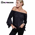 Owlprincess Summer Top Blouse Shirts Women Off Shoulder Women s Blouses Ruffles Female Women s Shirt