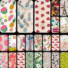 Hot!! Summer Cool Series Pattern Sweet Watermelon Silicon Phone Cases For Apple iPhone 5 iPhone 5S Case For iPhone5S Cover Shell