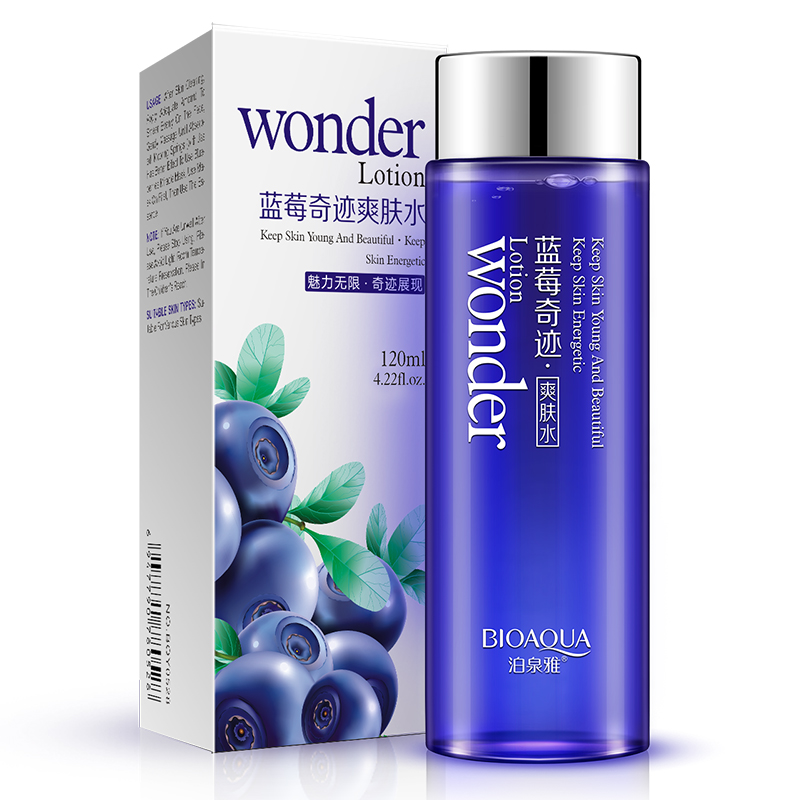 bioaqua blueberry essence skin toner 120ml moisturizing shrink pores bioaqua blueberry essence skin toner 120ml moisturizing shrink pores