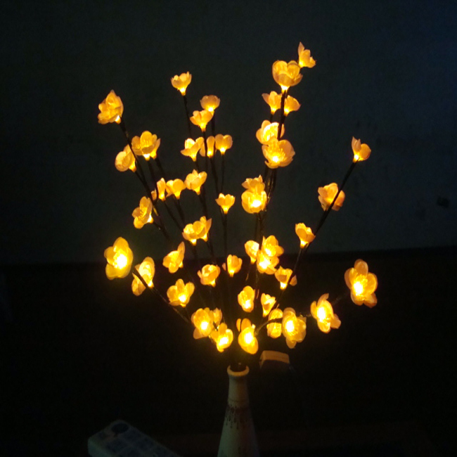 led events lights flower branch lantern wedding supplies holiday lights vase mikie decoration ...
