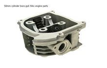 50mm Cylinder Head With Valves GY6 50cc engine parts139QMB FREE SHIPPING