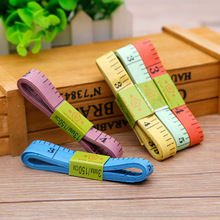 Color de alta definición Color soft regla cinta métrica cinta chi coser cinta métrica suave pie ropa 4000 / caja