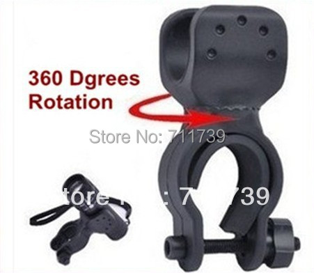 100pcs Bicycle Bike 360 Degree Clamp Holder Clip Mount For Flashlight Torch Lamp