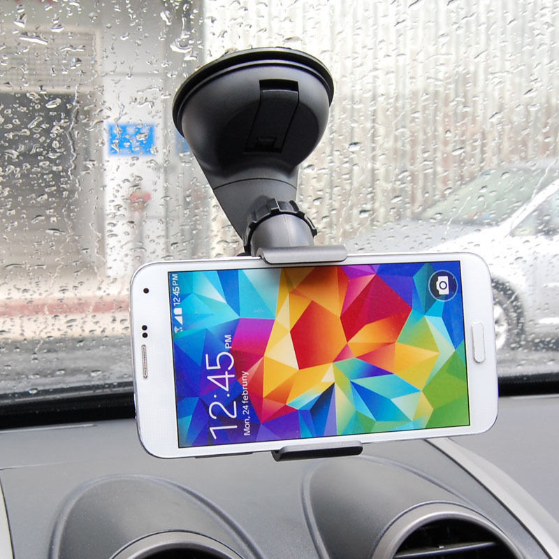 Windshield Dashboard Phone Holder Car Mount Cradle Stand Kit for Smart Phone Android ios