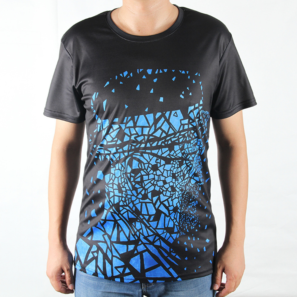 New Fashion Breaking Bad Printing Abstract T shirts Men Casual 3D T Shirts Harajuku Tees Man
