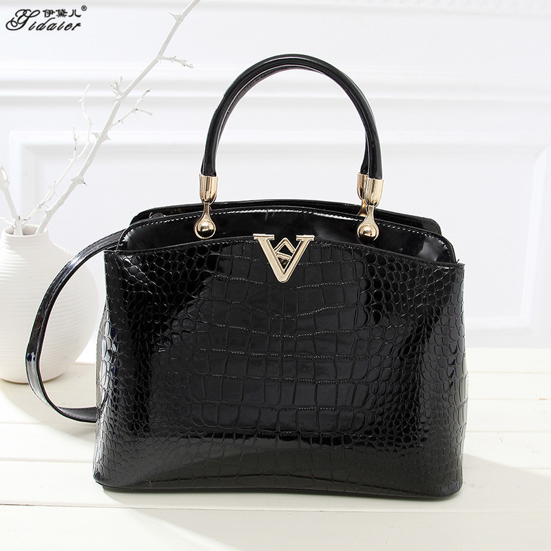 Designer Ladies Handbags High Quality PU Woman Bags Leather Luxury Women Tote Big Shoulder Bag Zipper2015Elegant