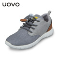 UOVO 2016 Spring Kids Shoes Boys Sport Run Boys Shoes Premier Casual Children Trainers Shoes Gray