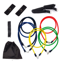New Resistance Bands Set Tube Gym Exercise Set Yoga Fitness Training Rope ABS Workout Fitness training