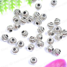 100pcs Tibetan Silver Charms Spacer Beads Jewelry