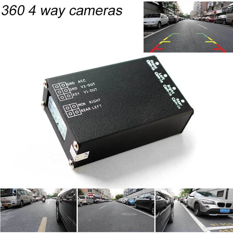 Parking Camera All Round View System Around Parking Car Security 360 Degree View Panorama System Front Left Right Rear Cameras Parking Camera All Round View System Around Parking Car Security 360 Degree View Panorama System Front Left Right Rear Cameras