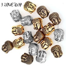 Wholesale Factory Price 20Pcs Metal Silver Buddha Beads Gold Tibetan Silver Spacer Beads for Bracelet Jewelry