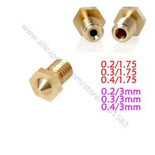 5pc/Lot 3D printer J-Head Printhead /E3D Nozzle For Bowden, Repra, MK, UK Structure 3D printer Suit 1.75MM 3MM Filament