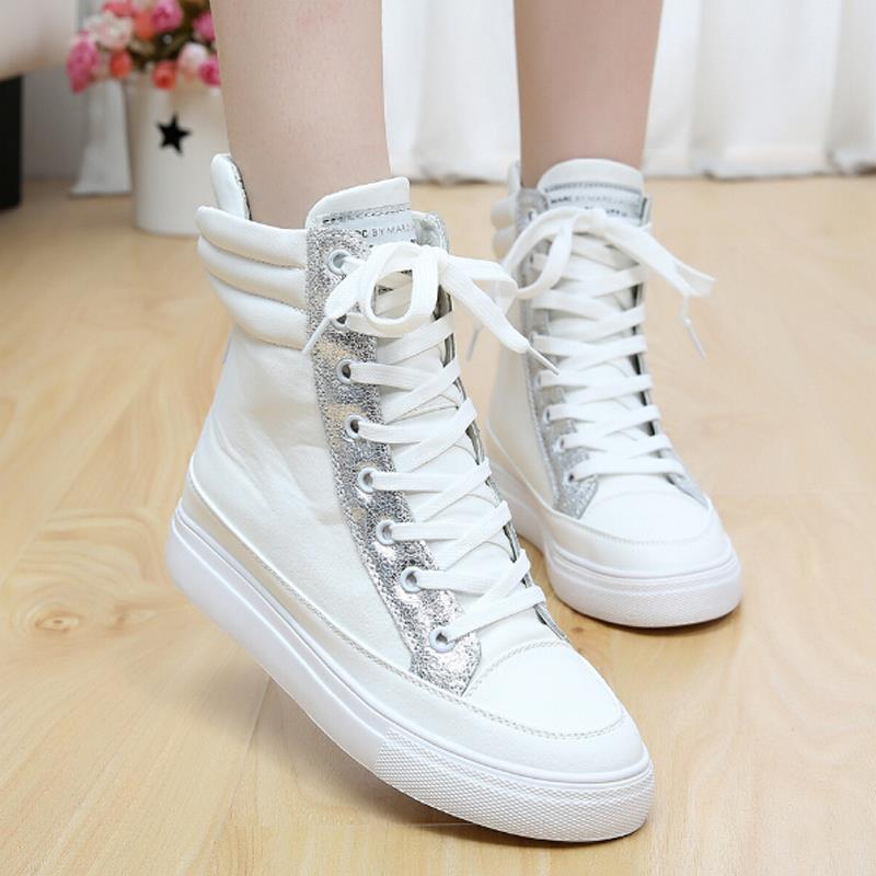 2016 New Spring Korean High Top Platform Wedges Height