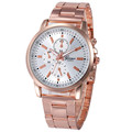 Hot Watches Women Rose Gold Stainless Steel Quartz Watch Classic Ladies Geneva Clock Women Watches Montre