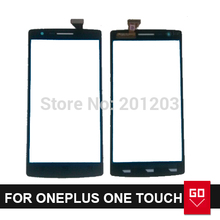 10pcs/lot 100% Original OGS Touch Panel for oneplus one Touch Screen Digitizer Replacement parts black color Free Shipping
