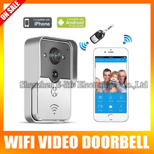 2015 Popular WiFi Wireless Video Door Phone intercom Doorbell Peehole Camera PIR IR Night Vision Alarm Android IOS Smart Home