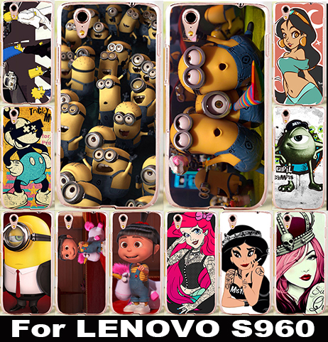 Hot Sale For Lenovo Vibe X S960 case Colored Drawing For Lenovo S960 Printing Back Cover