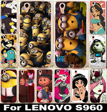Hot Sale For Lenovo Vibe X S960 case ,Colored Drawing For Lenovo S960 Printing Back Cover Mobile Phone Accessories