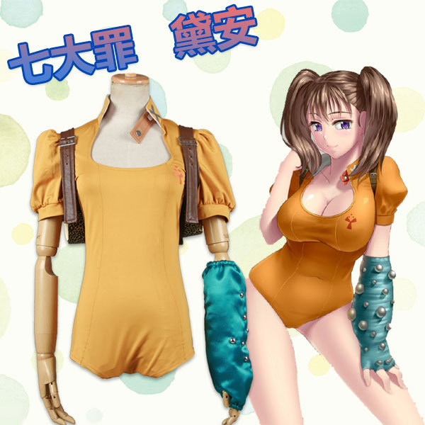 The Seven Deadly Sins Diane Serpent s Sin of Envy Cosplay Costume Halloween costume for font