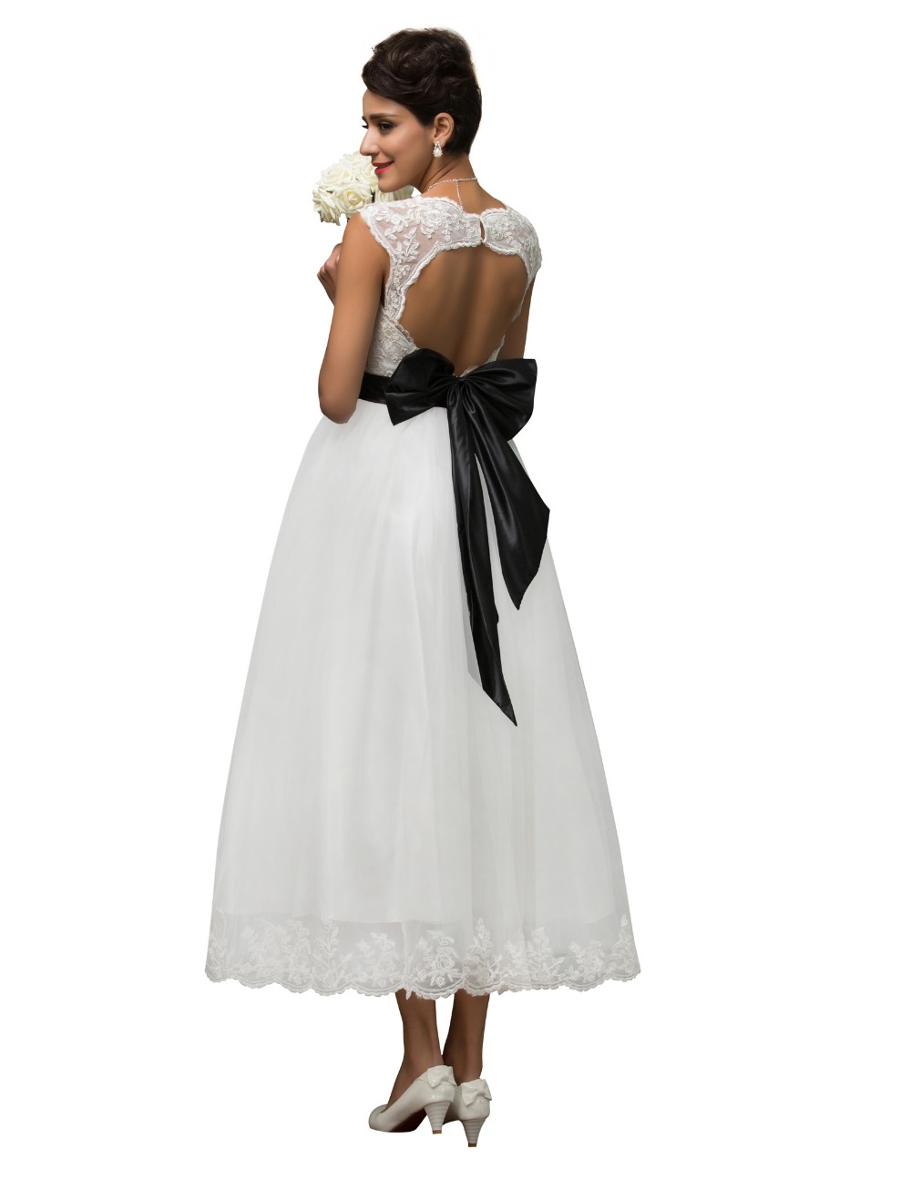 White bridesmaid dress age 4
