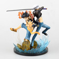 Anime One Piece Monkey D Luffy Trafalgar Law 5 Anniversary PVC Action Figure Collectible Model Toy