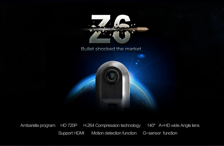   DVR HD 1280 * 720 P    Ambarella A2S30    + OV9712 + g- +     Z6
