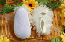 pink white 2015 Cute Girls lace flower princess baby newborn toddler shoes boot spring autumn children