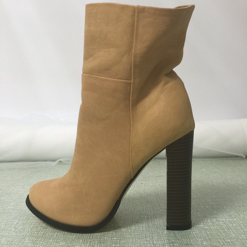 round heel boots