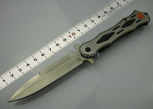 Alta calidad! Oem Chuangming 340 cuchillo que acampa herramientas de supervivencia de la caza cuchillos del cuchillo de bolsillo rescate regalo envío gratis