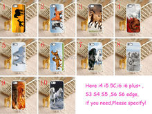10pcs/lots Unique Horse hard White Skin case cover for iphone6(4.7inch) and iphone6 plus(5.5inch)