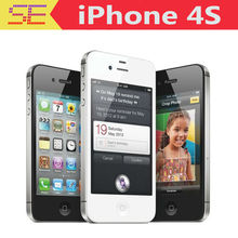 Original Apple iPhone 4S Unlocked Phone 16GB IOS 8 Dual Core 8MP WIFI Smartphone USED Free