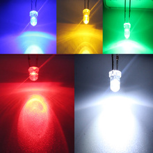 100pcs 3mm LED Light White Yellow Red Green Blue Assorted Kit DIY LEDs Set Free Shipping Big sale for new store