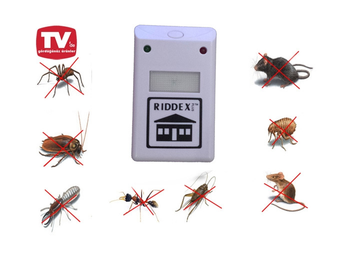 Electronic Ultrasonic Pest Repeller Control Fly Cockroaches Mosquito Mice As Seen on TV 1pc Free Shipping