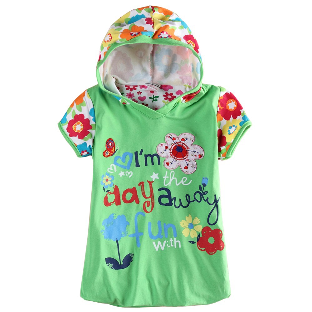 Girl summer dress children embroidery floral clothing tutu dress for girls 100% cotton princess dress for girls H6195