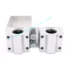 1 set 3D printer U aluminum block+box type linear bearings Free Shipping !