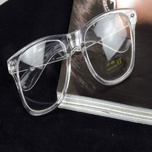 2016 korean fashion rivet glasses frames transparent clear lens glasses oculos de grau femininos spectacle frame