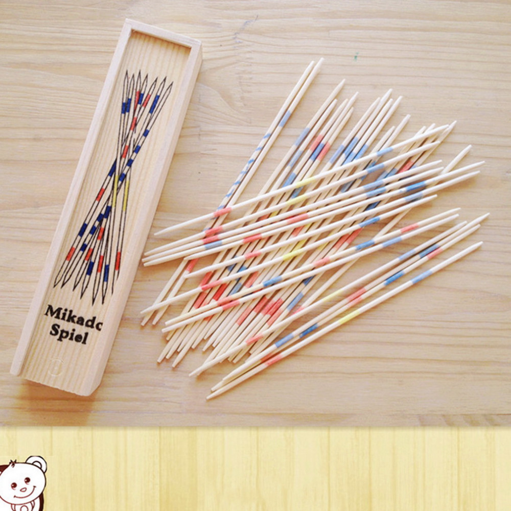 30pcs//set Classic Plastic Pick Up Sticks Set Traditional Game Toy RS