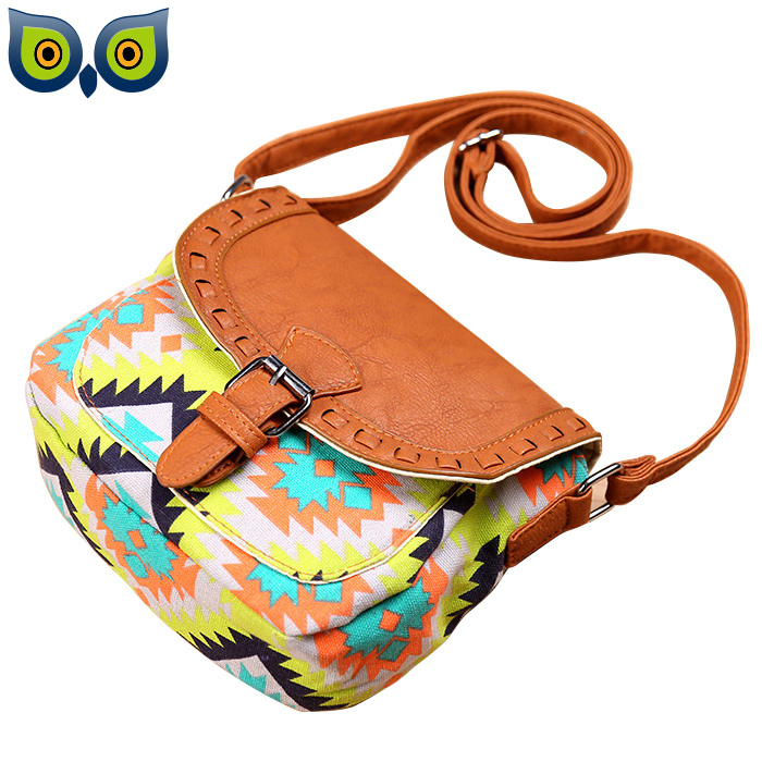2016 Bohemian Vintage Shoulder Bag Canvas Crossbody Bags for Women Messenger Bags Bolsos Handbag Ladies Female Bolsa Feminina