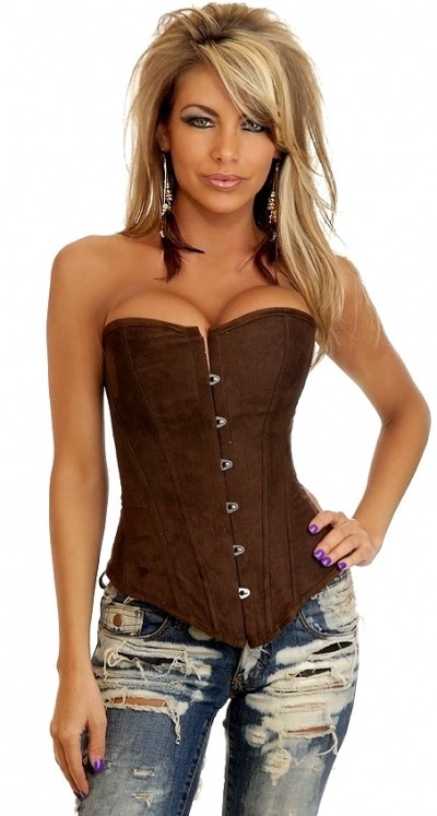 1447 SEXY corset with matching thong lace up