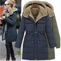 New Autumn Winter Women Coats Fashion Plus size casual slim hooded cotton thick parkas for women