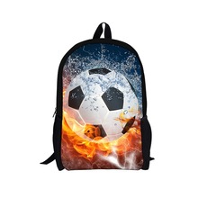 2015 Hot Children Football Star Backpacks For Boys Kids Soccer School Backpack Bag Girls Sport Bagpack